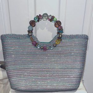 Never used Jeweled handle purse